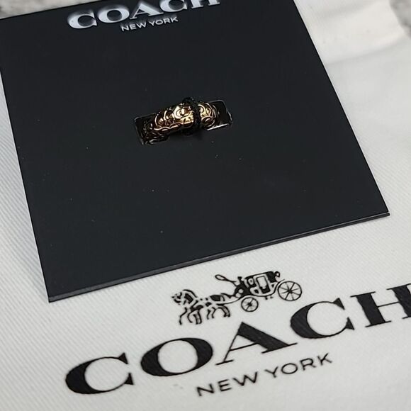 COACH Signature Quilted Ear Cuff - Picture 2 of 8